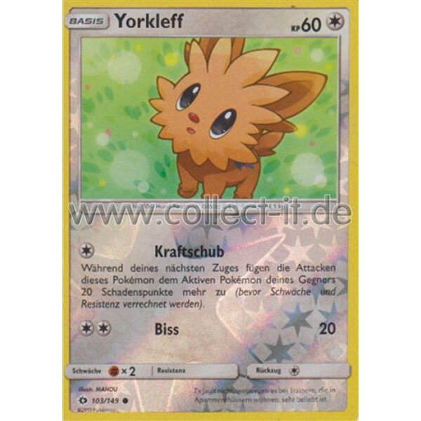 103/149 Yorkleff - Reverse Holo - Sonne und Mond