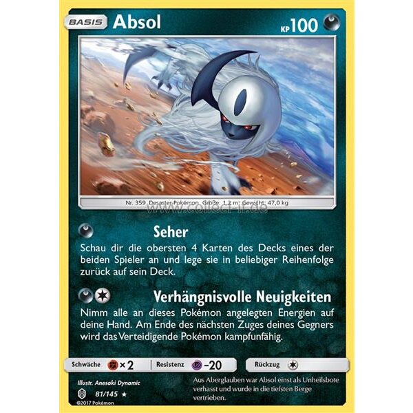 81/145 Absol - Sonne und Mond - Stunde der Wächter