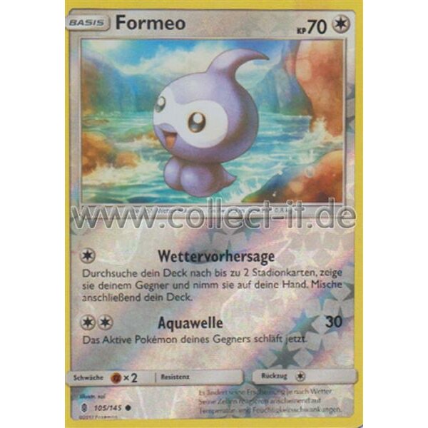 105/145 Formeo - Reverse Holo - Stunde der Wächter