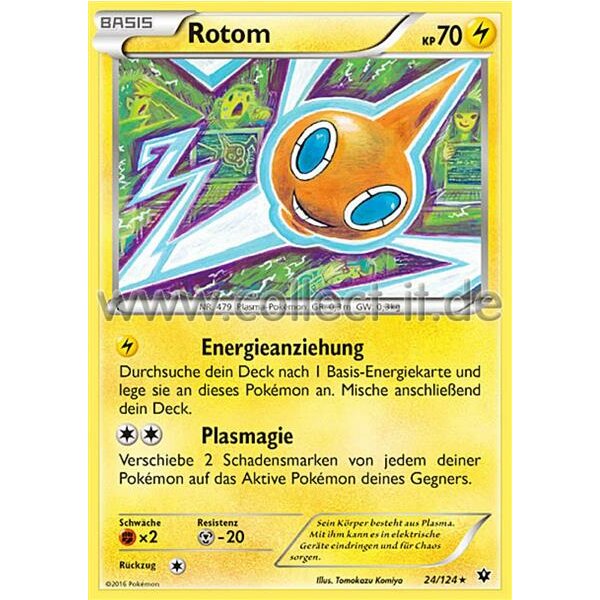 24/124 Rotom - XY - Schicksalsschmiede