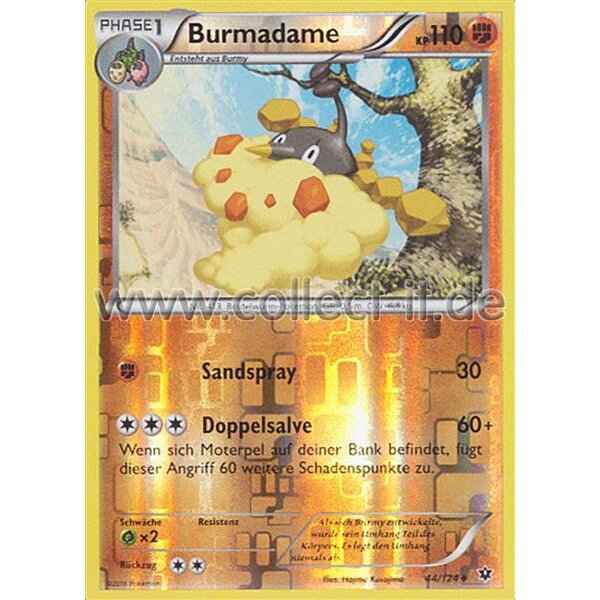 44/124 Burmadame - XY - Schicksalsschmiede - Reverse Holo