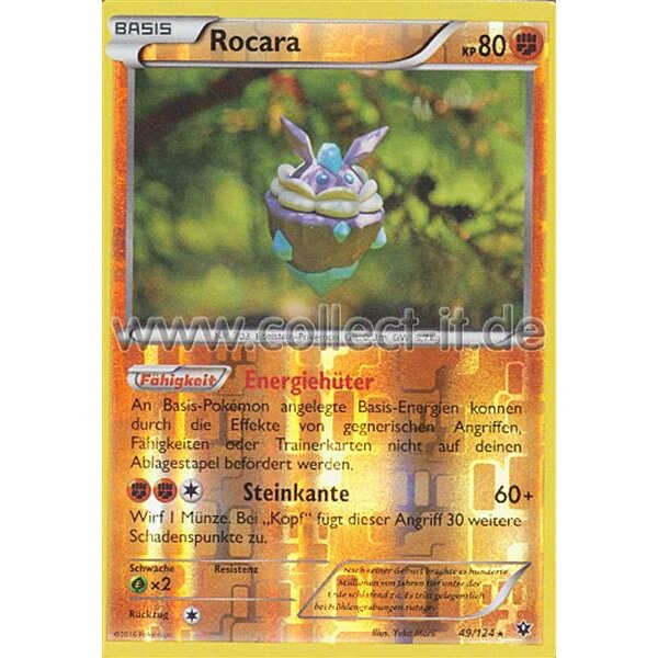 49/124 Rocara - XY - Schicksalsschmiede - Reverse Holo