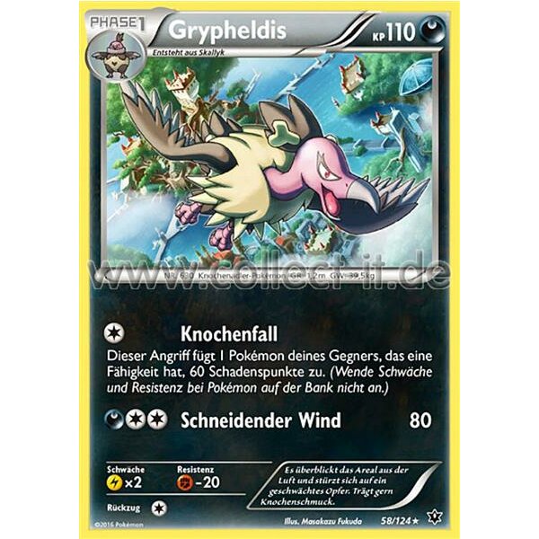 58/124 Grypheldis - XY - Schicksalsschmiede