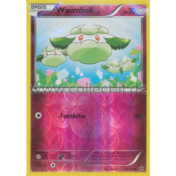 070/124 Waumboll - XY - Schicksalsschmiede - Reverse Holo