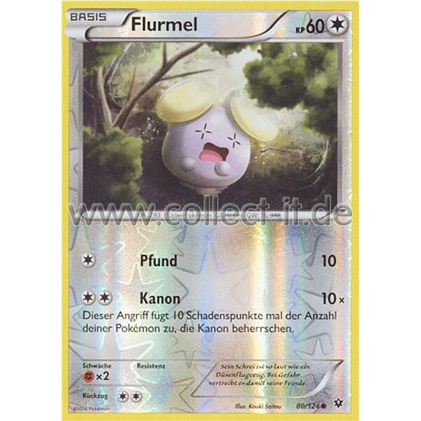 080/124 Flurmel - XY - Schicksalsschmiede - Reverse Holo