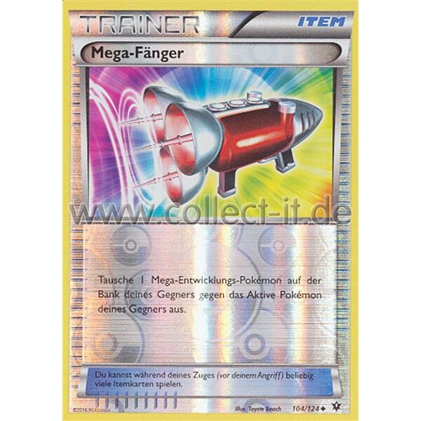 104/124 Mega-Fänger - XY - Schicksalsschmiede - Reverse Holo