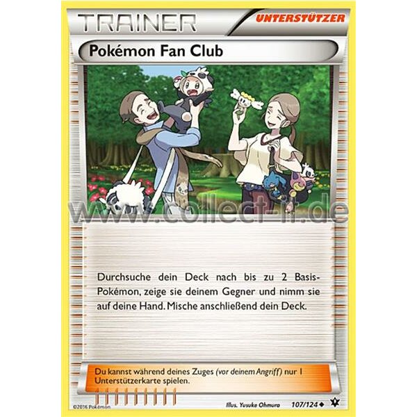 107/124 Pokémon Fan Club - XY - Schicksalsschmiede