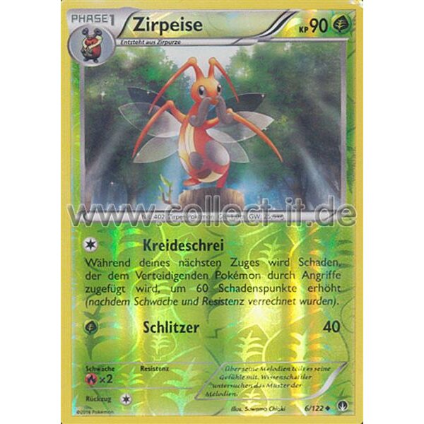 6/122 Zirpeise - Turbofieber - Reverse Holo