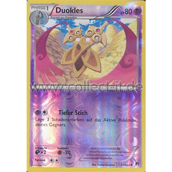 61/122 Duokles - Turbofieber - Reverse Holo