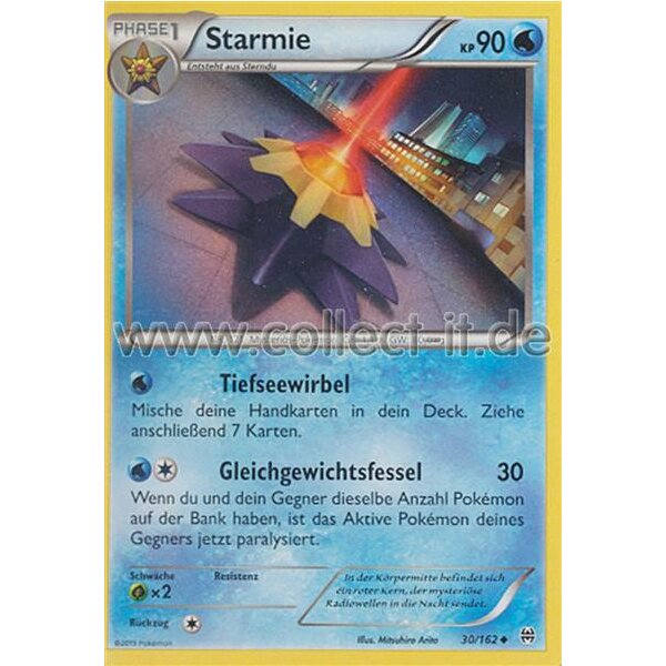 30/162 Starmie | XY Turbostart