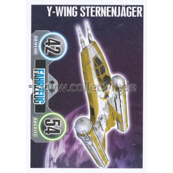 FA051 - Y-WING STERNENJÄGER - Fahrzeug - Die Republik - SERIE 1 (2010)