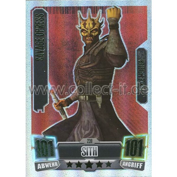 FA2-239 - SAVAGE OPRESS - Sith - Separatist - Force Meister - SERIE 2 (2011)