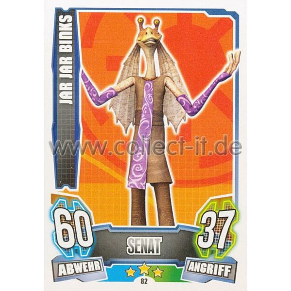 FA4-082 - JAR JAR BINKS - Senat - Die Republik - Serie 4