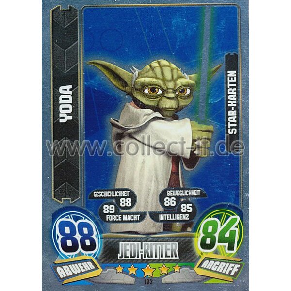 FA5-132 - YODA - Jedi-Ritter - Die Republik - Star-Karte - Serie 5