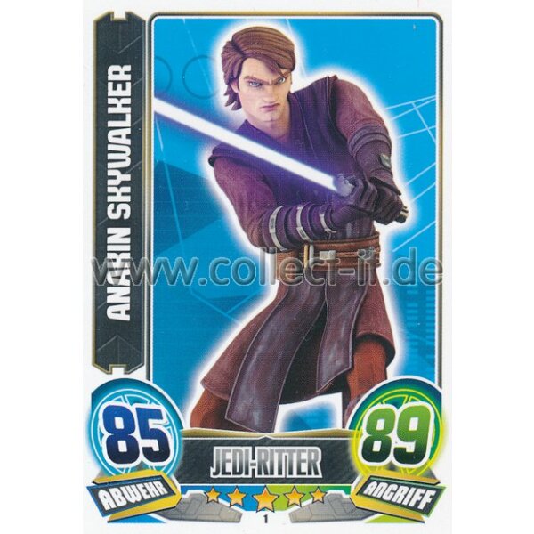 FA-S01 - ANAKIN SKYWALKER - Jedi-Ritter - Die Republik - Spezial Karte