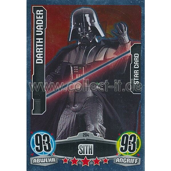 FAMOV1-204 - DARTH VADER - Star Card - Sith - Imperium