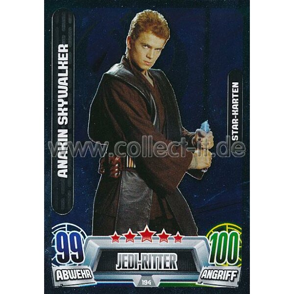 FAMOV2-194 - ANAKIN SKYWALKER - Jedi-Ritter - Star-Karte