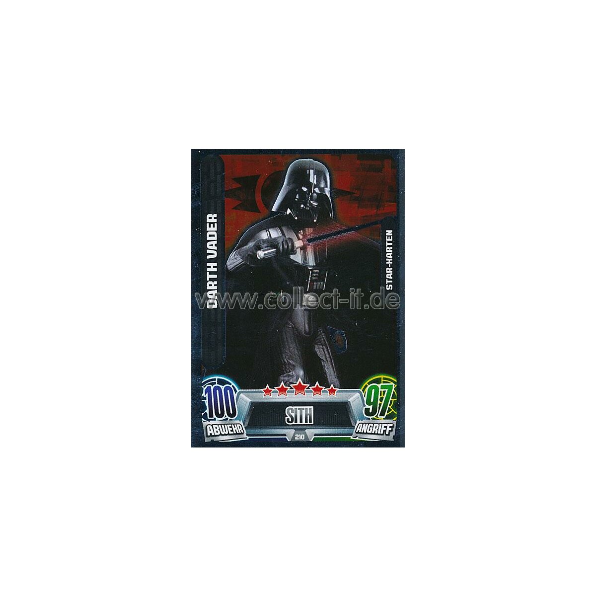 FAMOV2-210 - DARTH VADER - Sith - Star-Karte, 4,99