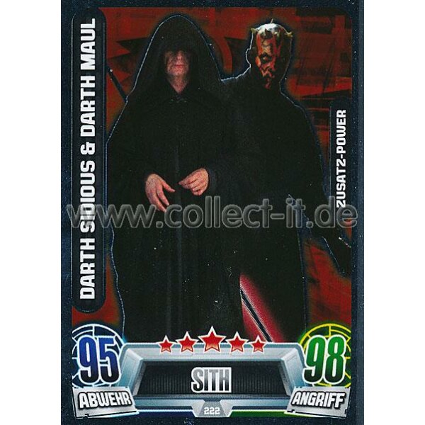 FAMOV2-222 - DARTH SIDIOUS & DARTH MAUL - Sith - Zusatz-Power