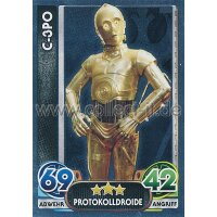FAMOV4 - 168 - C-3PO - Protokolldroide - Spiegelfolienkarten