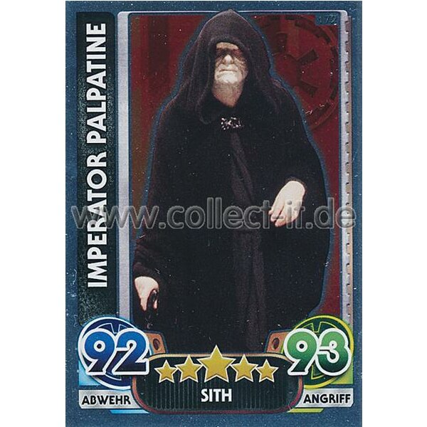 FAMOV4 - 172 - Imperator Palpatine - Sith - Spiegelfolienkarten