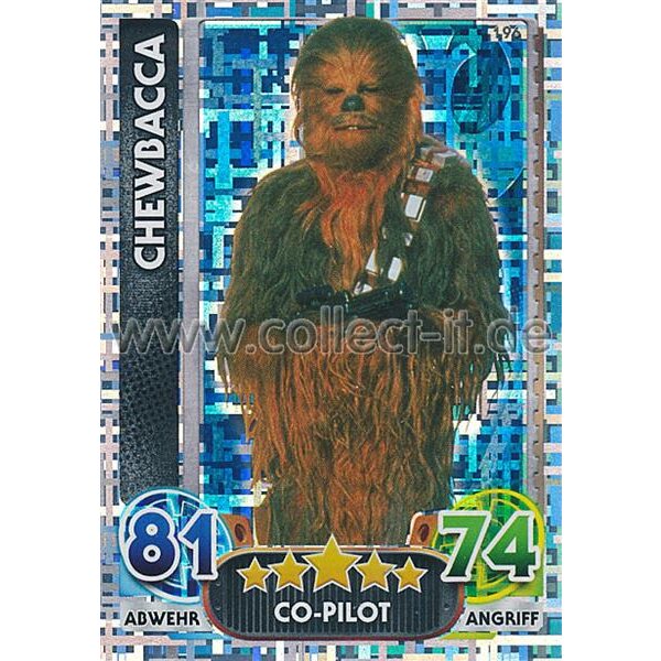 FAMOV4 - 196 - Chewbacca - Co-Pilot - Glitzer-Karten