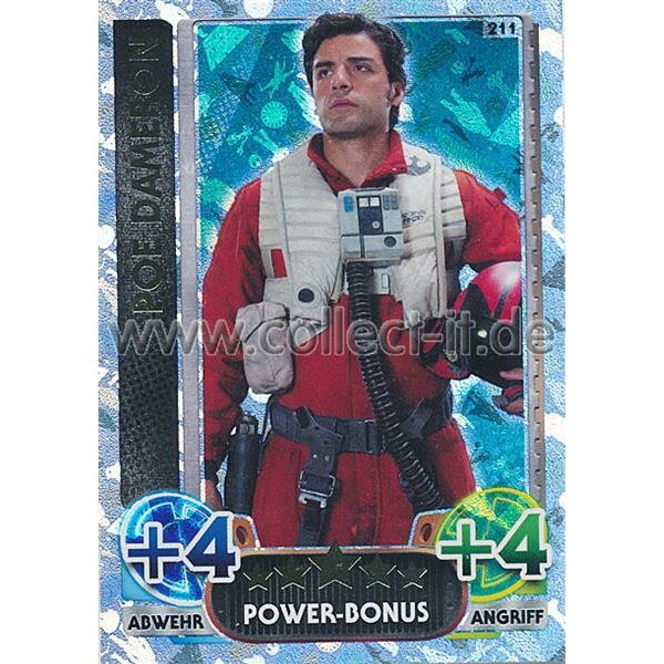 FAMOV4 - 211 - Poe Dameron - Power-Bonus - Rainbow-Karten