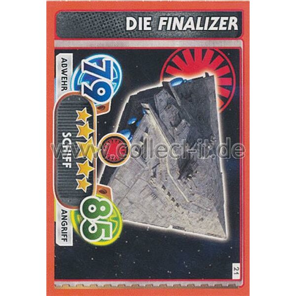 FAMOV4 - S21 - Die Finalizer - Schiff - Erste Ordnung - Spezial Karte