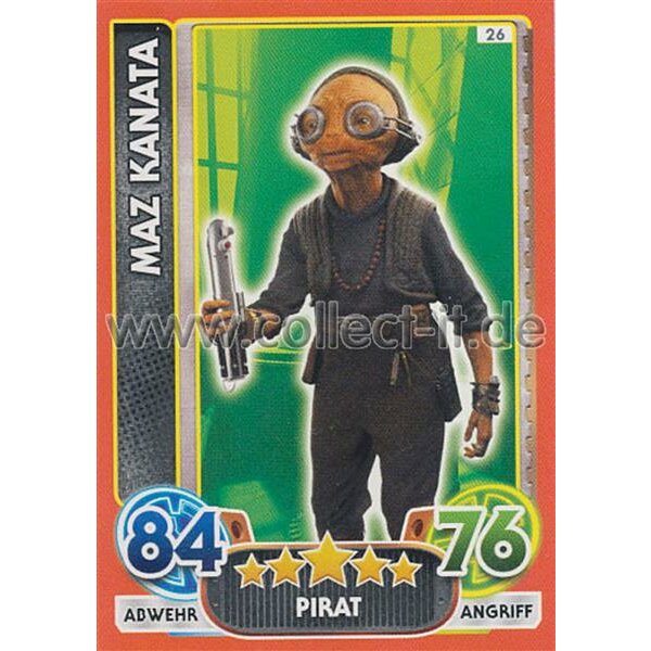 FAMOV4 - S26 - Maz Kanata - Pirat - Söldner - Spezial Karte