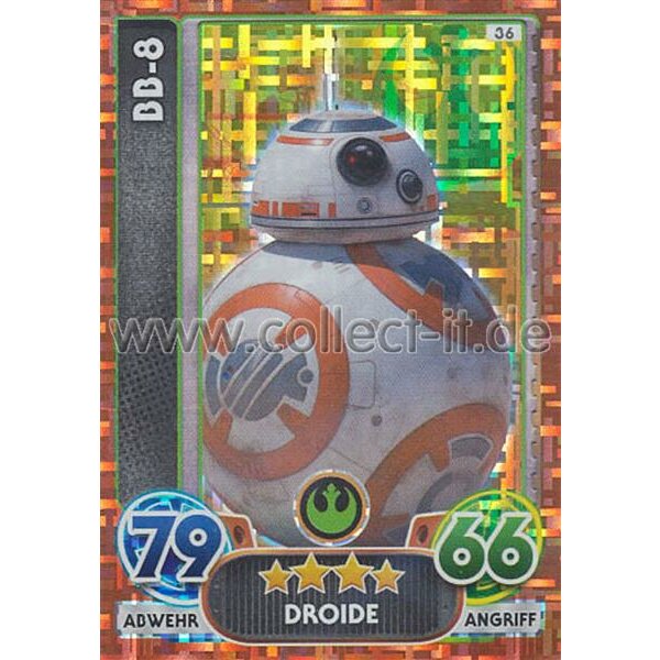 FAMOV4 - S36 - BB-8 - Droide -Der Widerstand - Spezial Karte