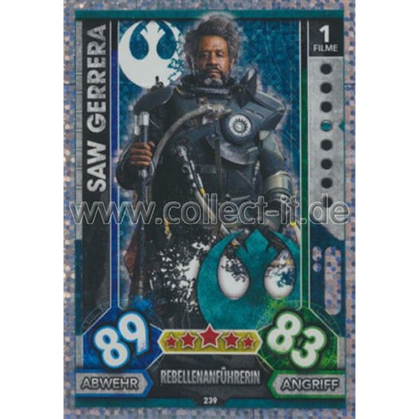 FAMOV5 - 239 - Saw Gerrera - Holo Karte