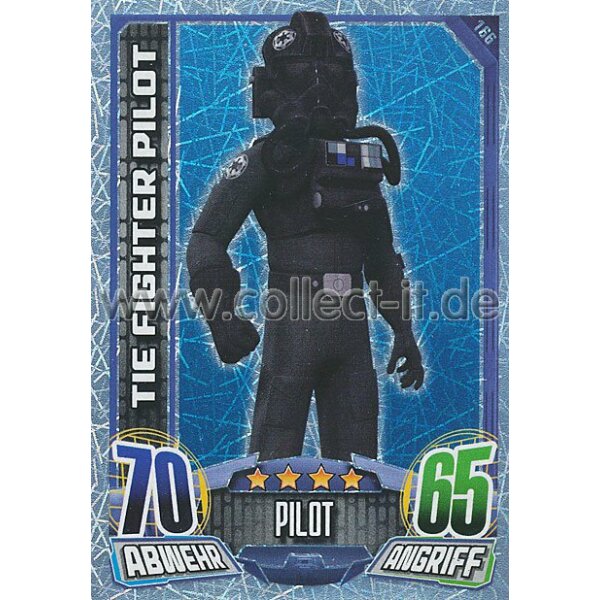 RA-166 - TIE FIGHTER PILOT - Pilot - Glitzer-Karten