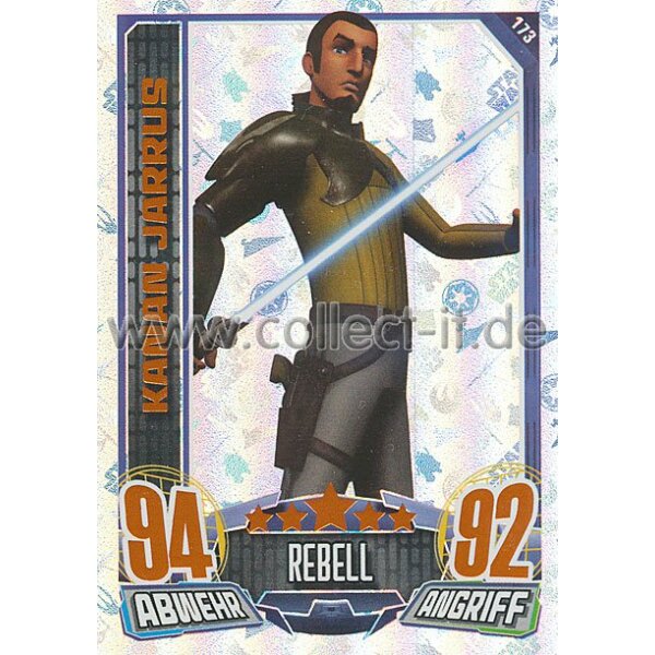 RA-173 - KANAN JARRUS - Rebell - Star Wars Glitzer-Karten