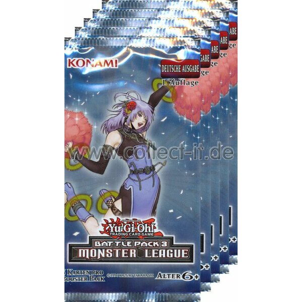 Battle Pack 3 Monster League - 5 Booster - Deutsch - 1. Auflage