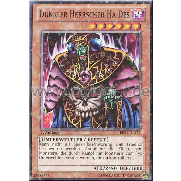 BP01-DE122 Dunkler Herrscher Ha Des - Starfoil