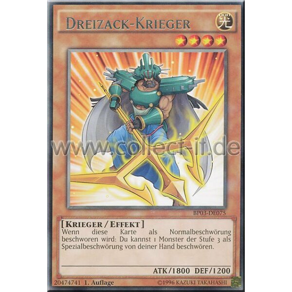 BP03-DE075 Dreizack-Krieger - Rare