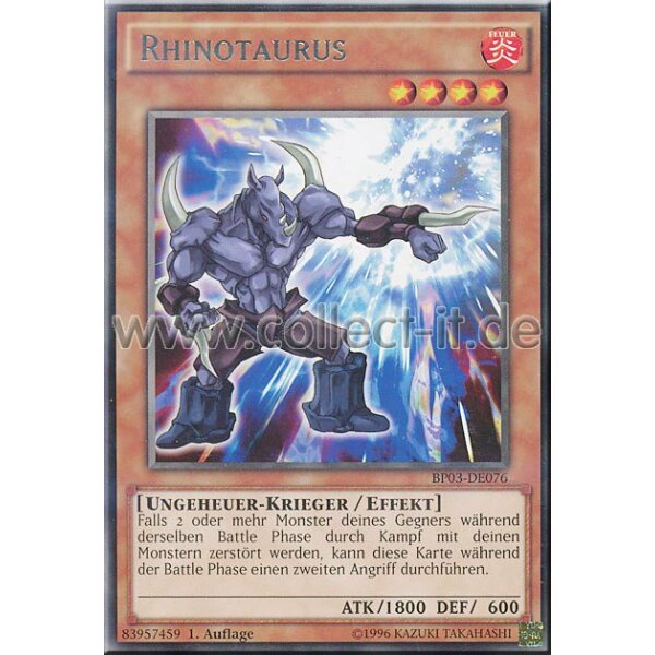 BP03-DE076 Rhinotaurus - Rare