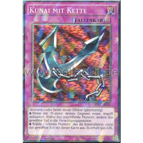 BP03-DE210 Kunai mit Kette - Shatterfoil