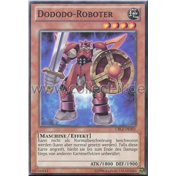 CBLZ-DE001 Dododo-Roboter - Unlimitiert