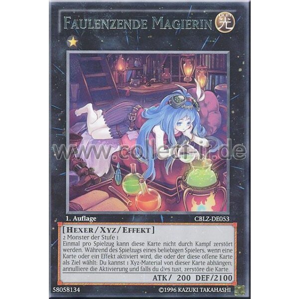 CBLZ-DE053 Faulenzende Magierin - 1. Auflage