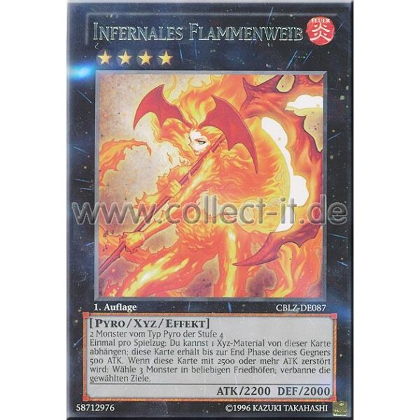 CBLZ-DE087 Infernales Flammenweib - 1. Auflage