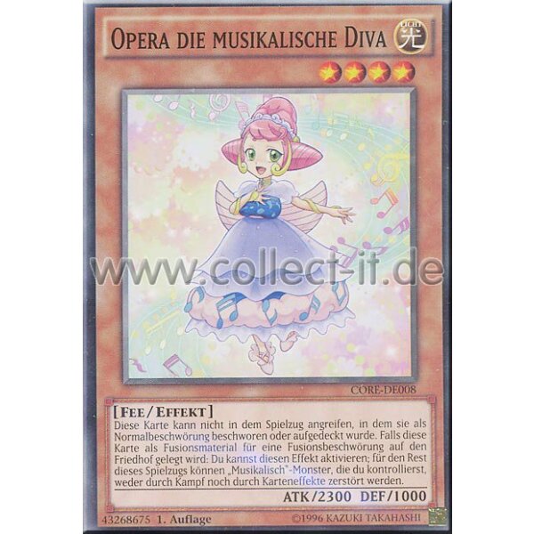 CORE-DE008 Opera die musikalische Diva - 1. Auflage