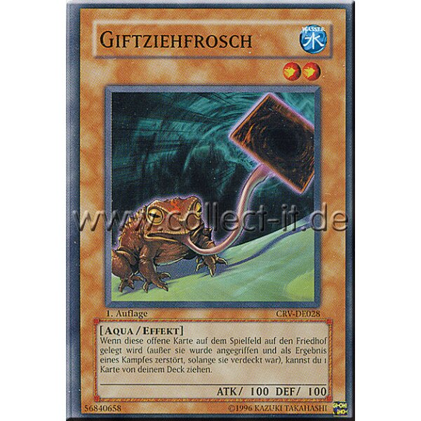 CRV-DE028 Giftziehfrosch - 1. Auflage