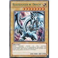 DL09-DE001 Blauäugiger w. Drache - Goldene Schrift